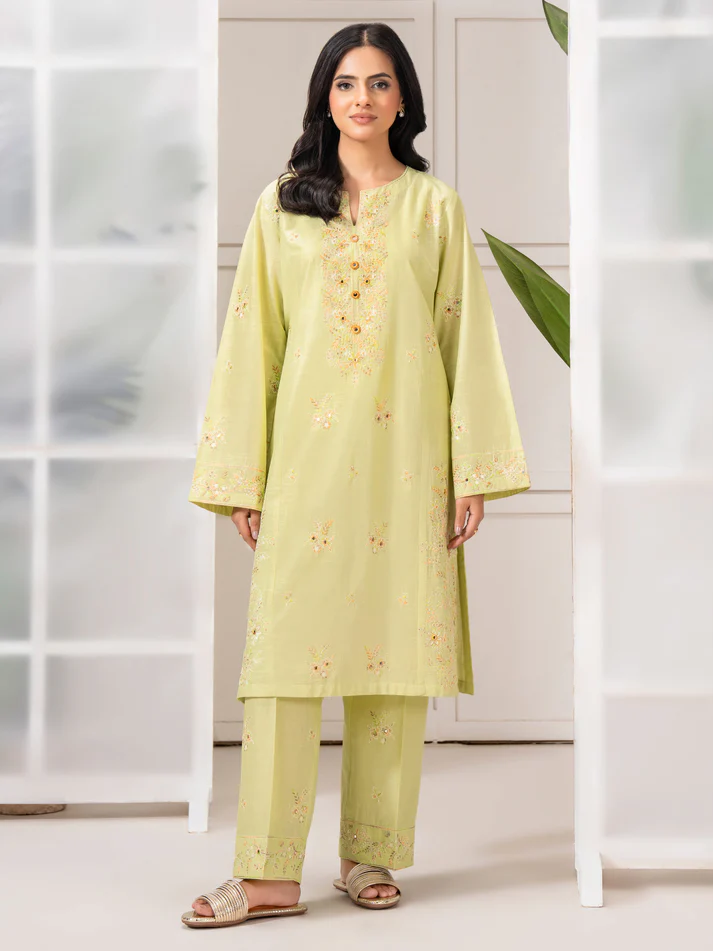 limlight 2 pc suit embroidered